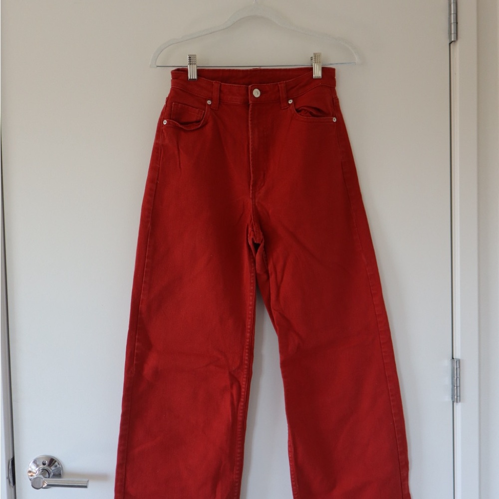 H&M Red Women's Pants